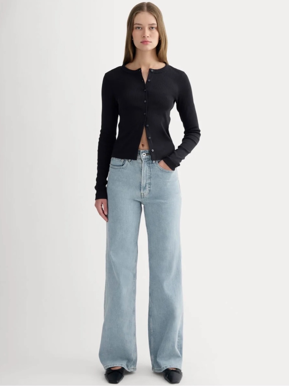 Everlane | The Way High Sailor Jean~Light Indigo NWT ~ size 30 | 31.5” Inseam